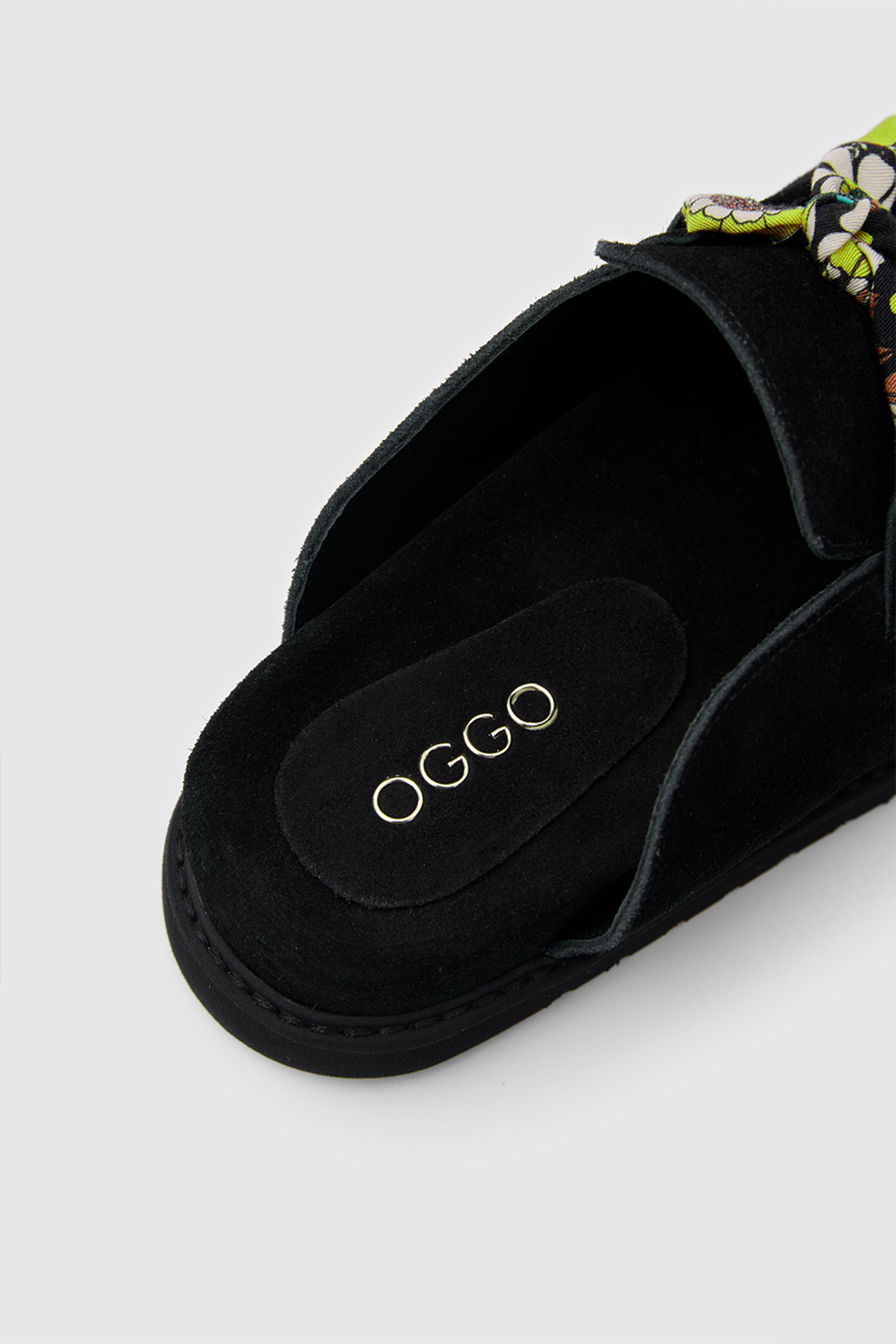 TERRA ARTİSAN SCARF SÜET DERİ FULARLI SANDALET