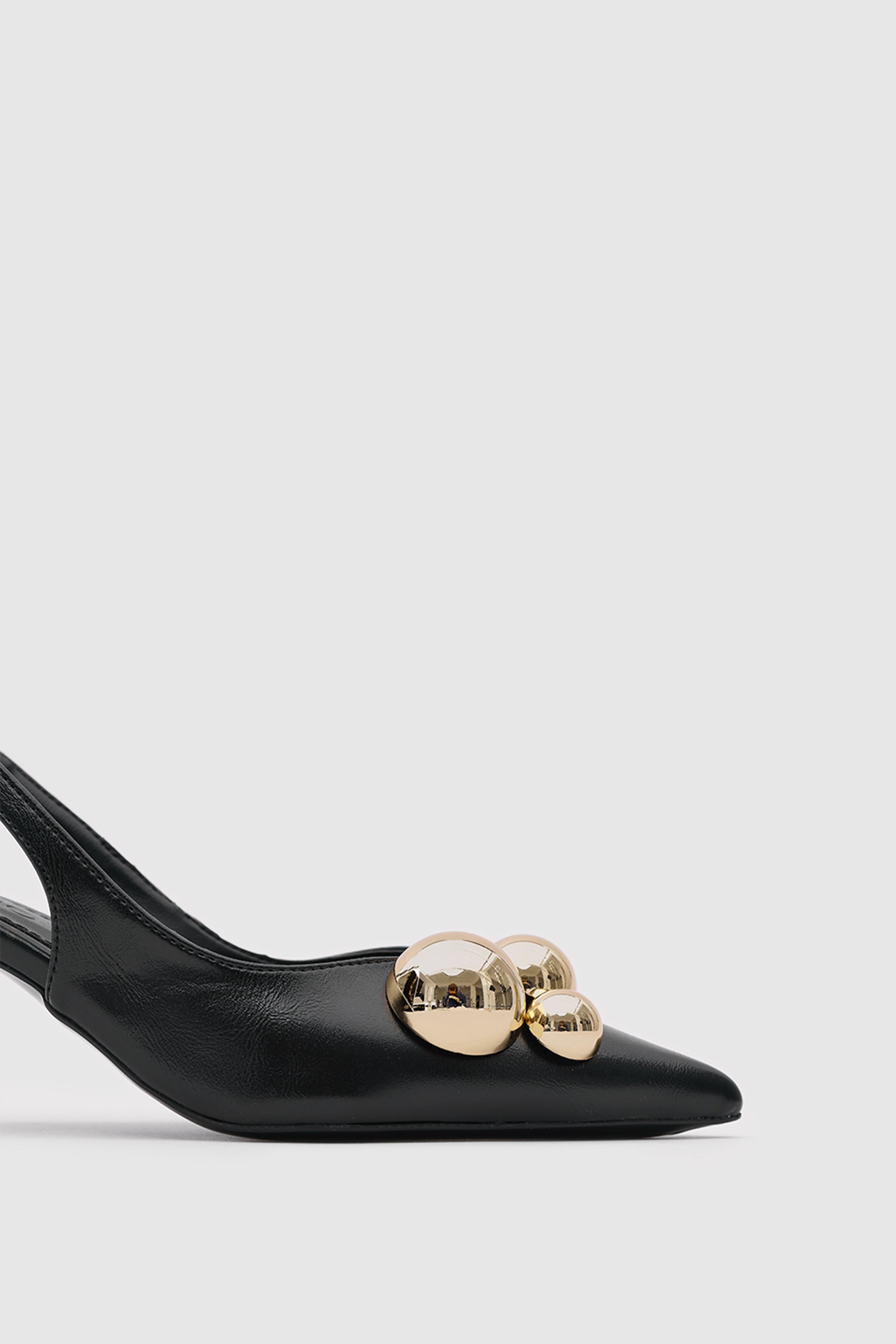 SUVEA AUREA Leather Slingback Heel